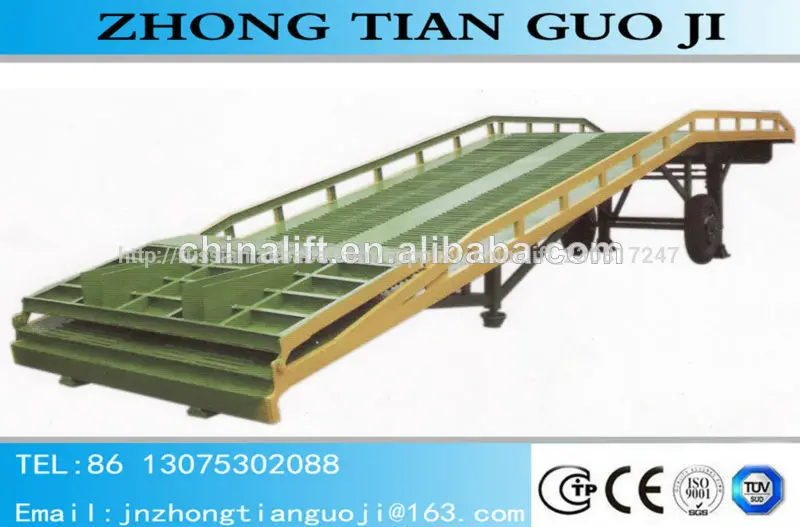 Ztdcqy12-0.9forklift погрузочные рампы склад погрузочные рампы