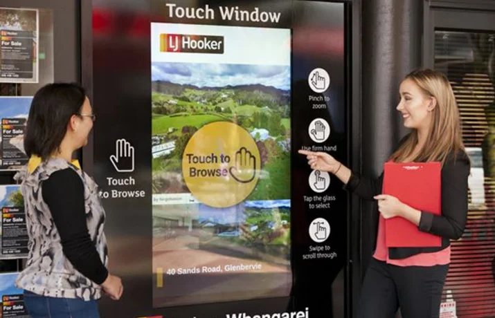 
24 inch multi touch monitor poly foil for pcap touch panel 