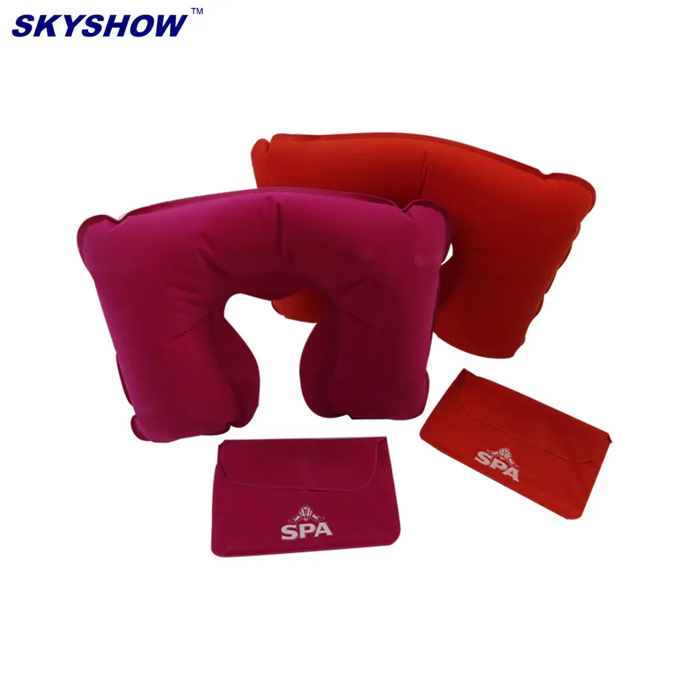 Customized Airline Amenity Kit Travel Pillow Set