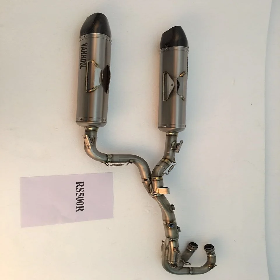 Factory direct selling titanium exhaust pipe system for motorcycle SWM RS500R