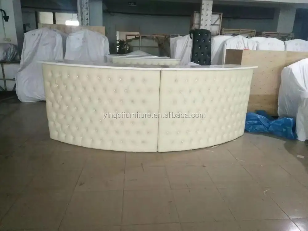 Beauty Salon Pedicure Black Reception Desk