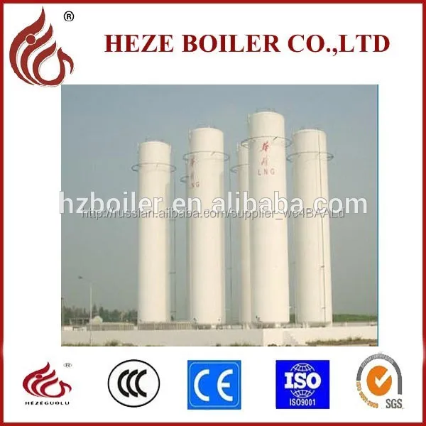 Low pressure steel material cryogenic LNG storage tank
