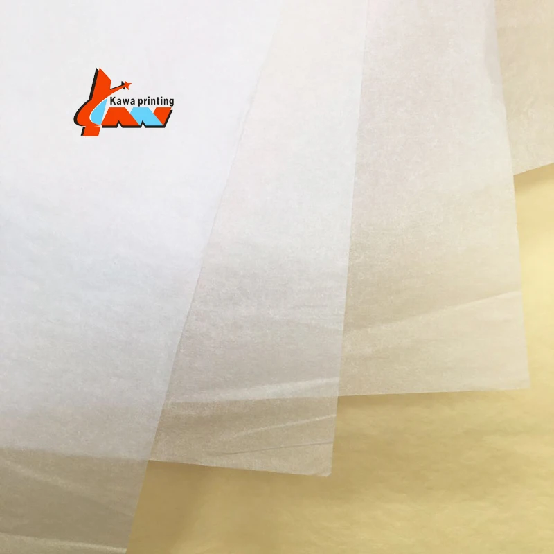
17gsm 50X70CM gift white silk wrapping tissue paper for fruit clothing shoe wrapper 