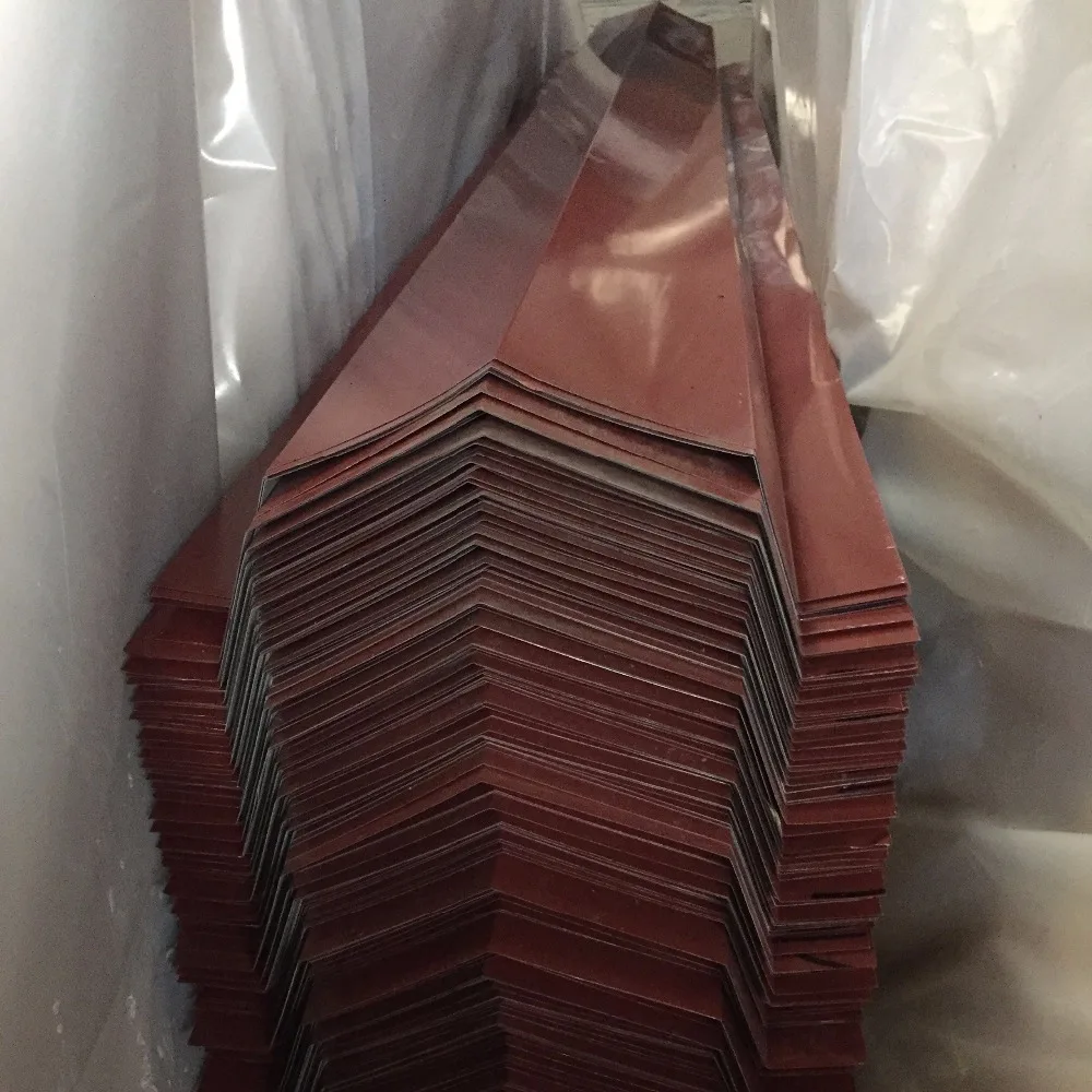 zinc steel ridge cap/galvanized roof ridge