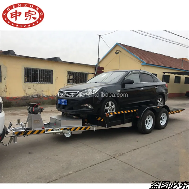 ATM 3.5T Car Trailer of Inner Deck Length 4880mm * Width 2000mm Tilt Design