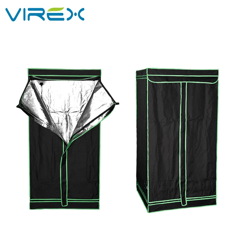 80*80*160 CM Hydroponic Highly Reflective Mylar Plant Grow Tent 600D Indoor Grow Tent