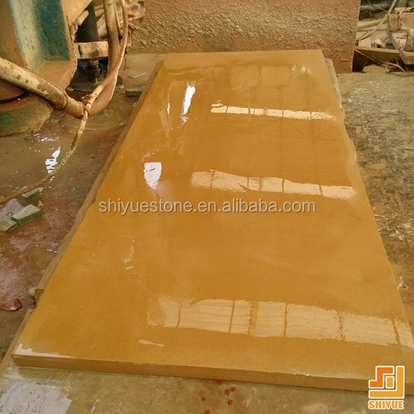 Шаньдун, собственная фабрика, желтый песчаник, отточенные плитки, плиты для продажи