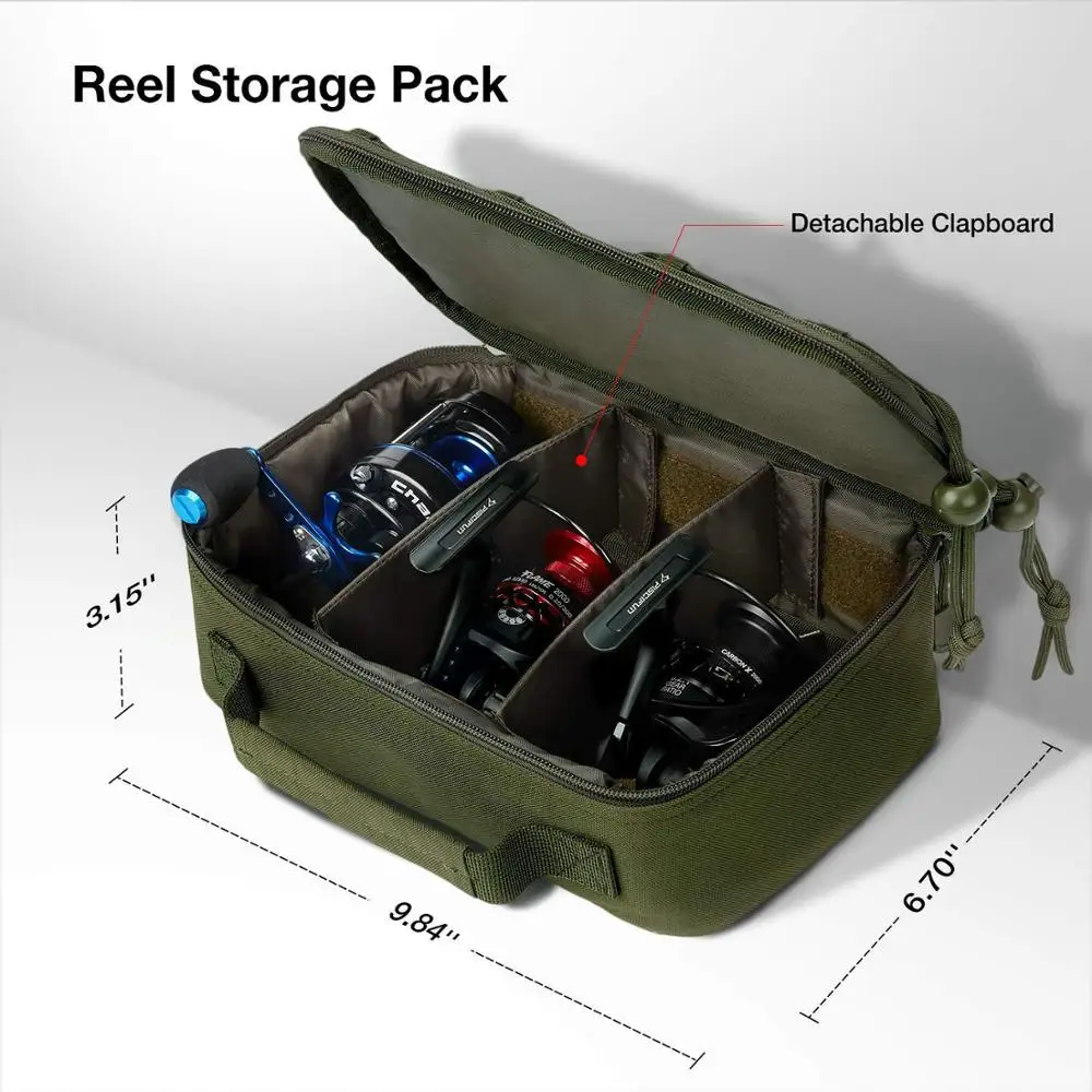 2018 Best Selling Outdoor Fishing Tackle Box Bag Military-Grade Multifunctional Large Storage Tackle Pack