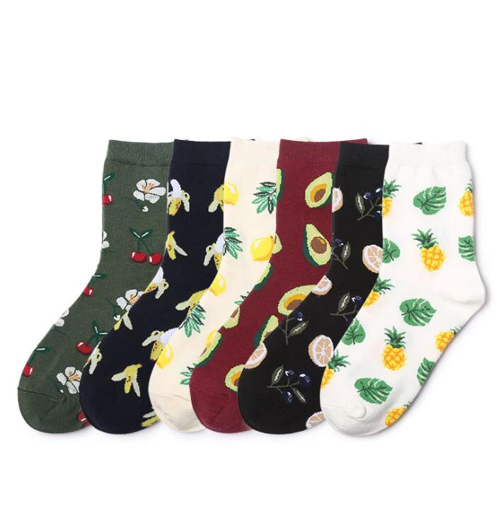 
Promotion Spring summer Novelty Socks Women Kawaii Animal Fruit Socks Plant Funny Calcetines Mujer 