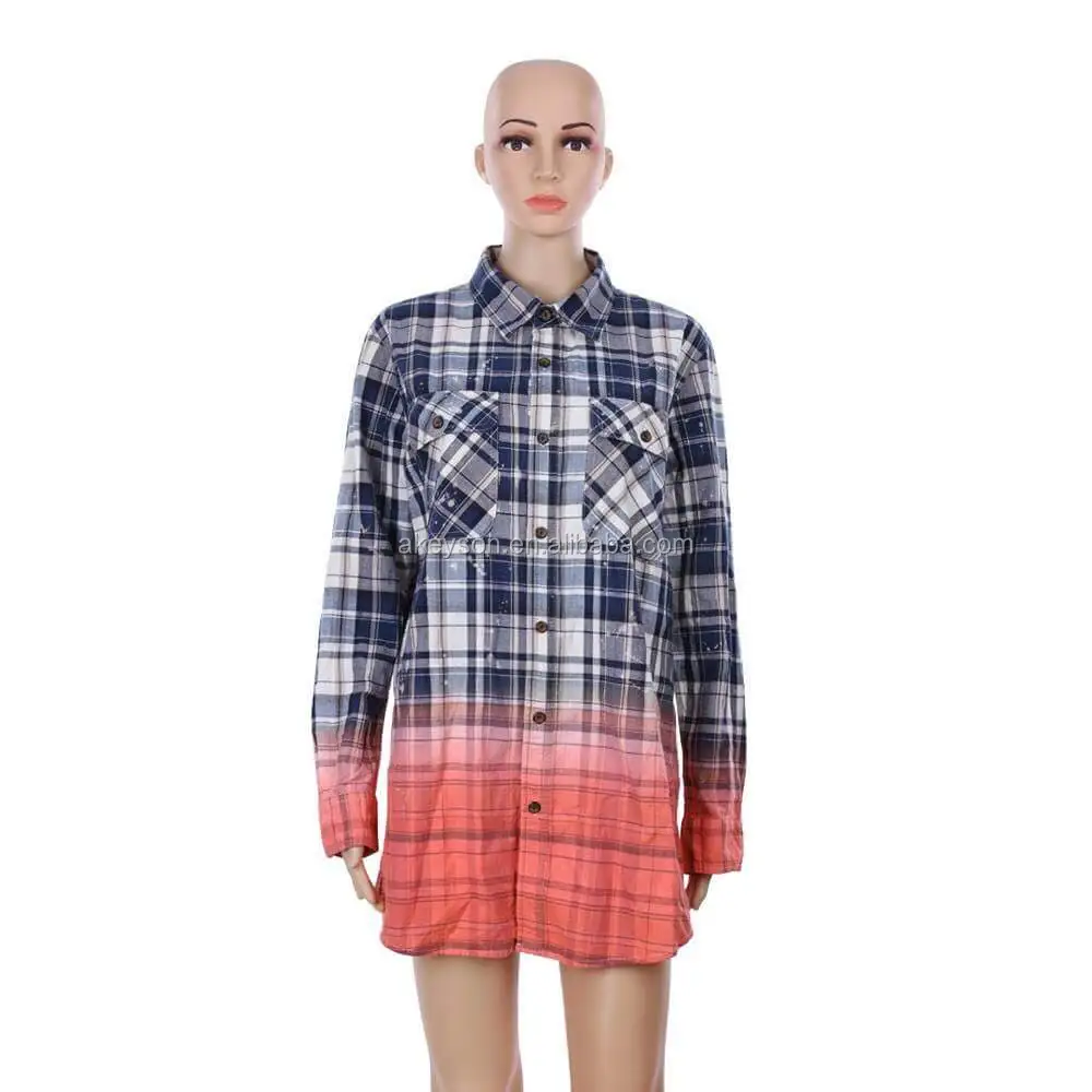 
New Arrival Personalized Hand Distressed Flannel Shirts 