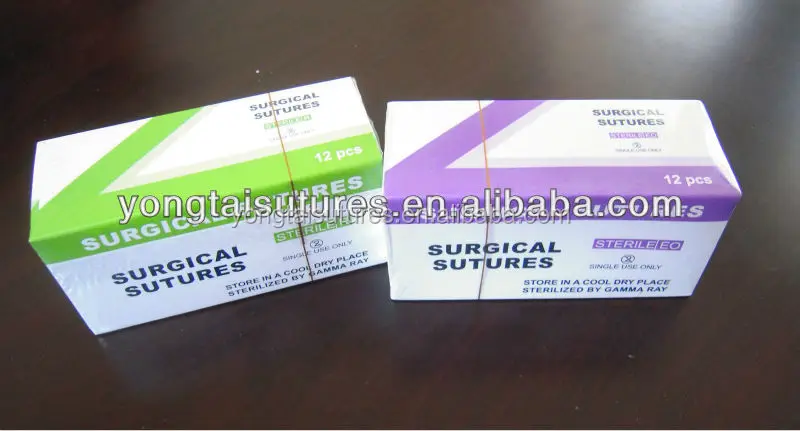 
Disposable All Types PGA PDS SILK NYLON Surgical Sutures thread 