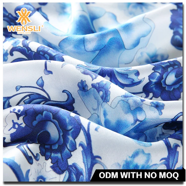 Chinese Custom 100% Silk Scarf Whosale Digital Printing