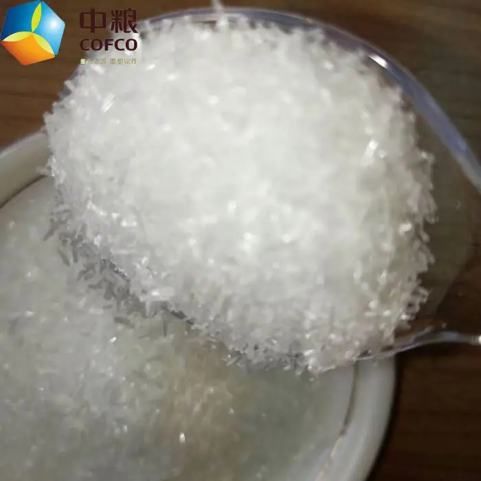 99% purity monosodium glutamate price without salt fine mesh crystalline powder