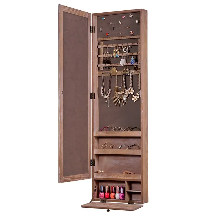 Reliable quality wall mount mirror jewelry cabinet for bedroom