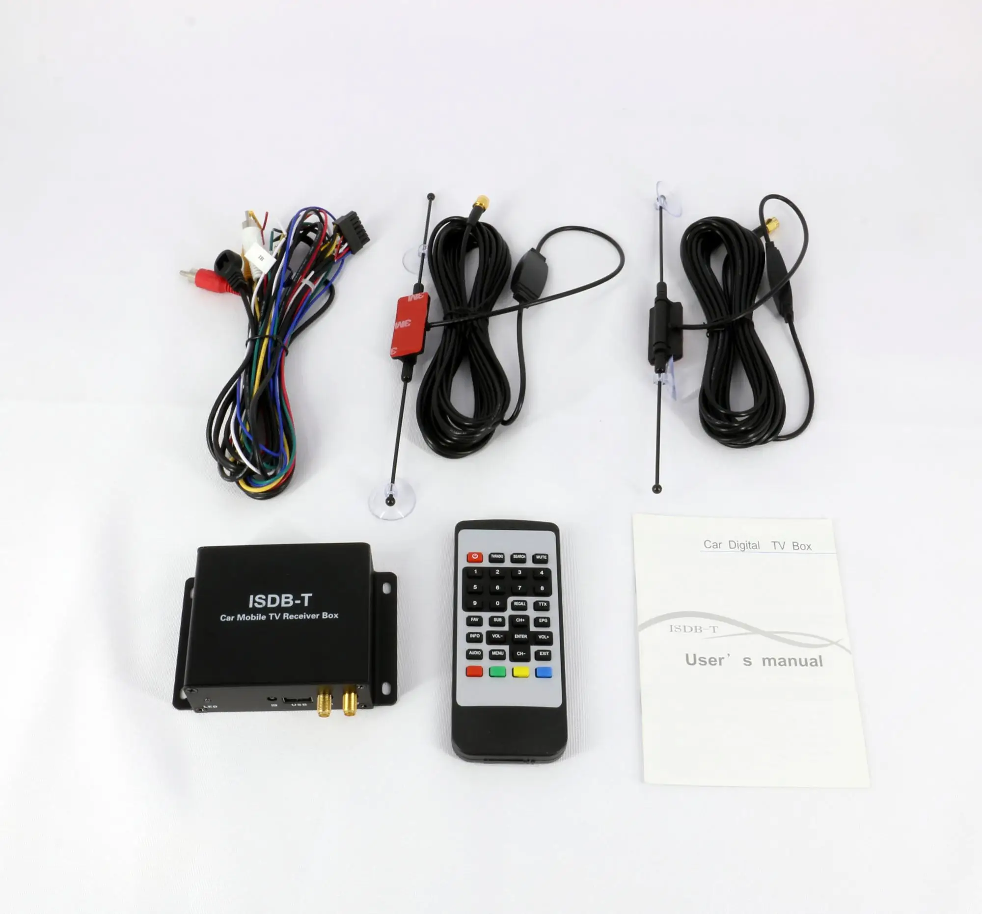 Car ISDB-T Brazil full Seg HD 1080P USB Digital CVBS Mobile Digital TV Receiver Mobile MPEG4 Digital TV Tuner HD Receiver Box
