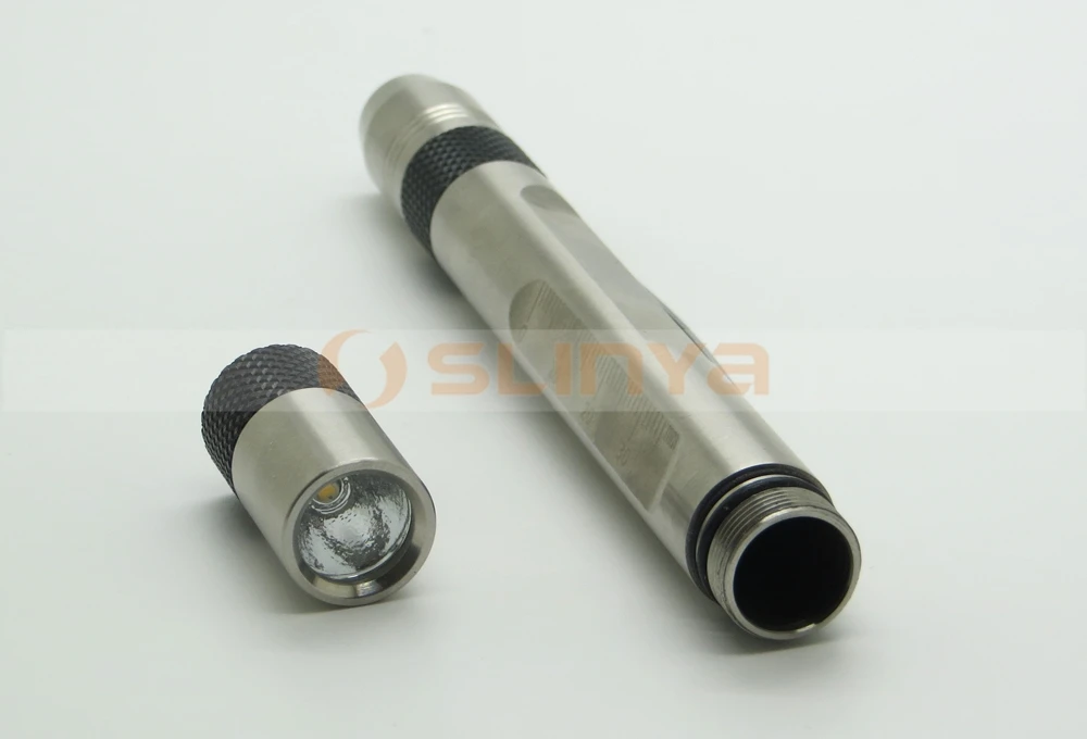 Reusable LED Diagnostic Medical Penlight with Gauge for Nurses Doctors with Pocket Clip