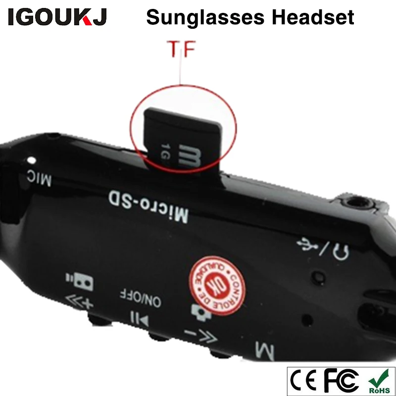 Factory Camera Multifunction Wireless headset DV Sun Glasses earphone video for Driving mobile eyewear recorder TF Card MP3