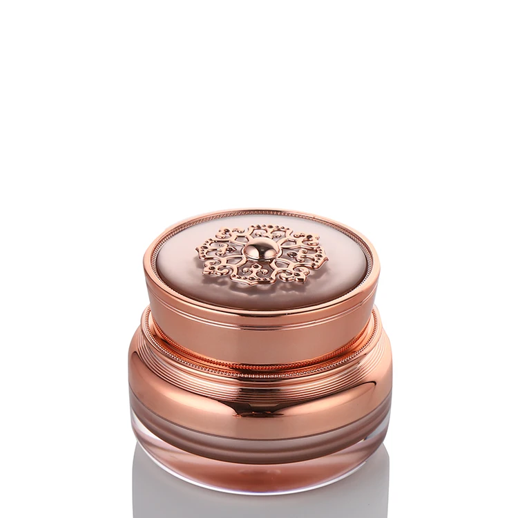 Exquisite Beautiful Acrylic Cream 30ml Cosmetic Clear Mini Plastic Jar