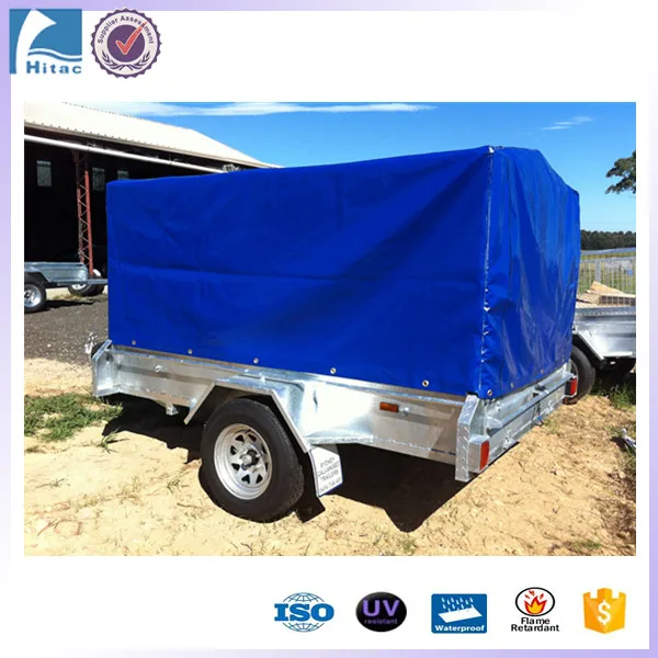 1000D 18oz PVC Canvas Cargo Trailer Cover Tarps