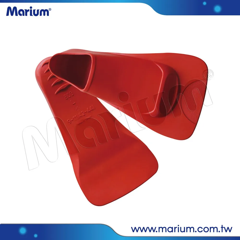 
Professional Swimming Training Short Blade Natural Rubber Swim Fins 