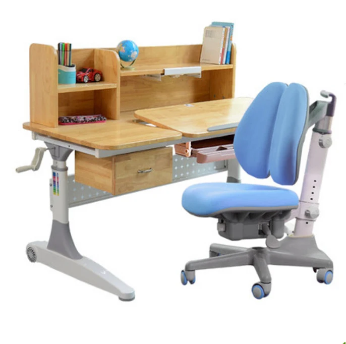 
Height adjustable Lockable wheels Ergonomic Kids Study Chairs 
