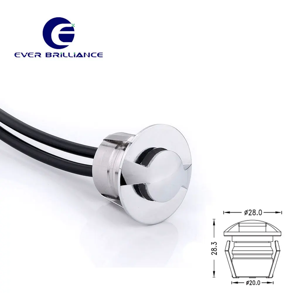 New products 1w cold white LED step up down path light for residential