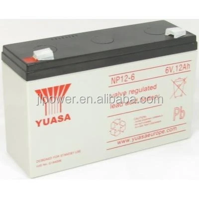 
6v 12ah 20hr battery, alarm system home battery 6v 12ah lead acid rechargeable battery. 