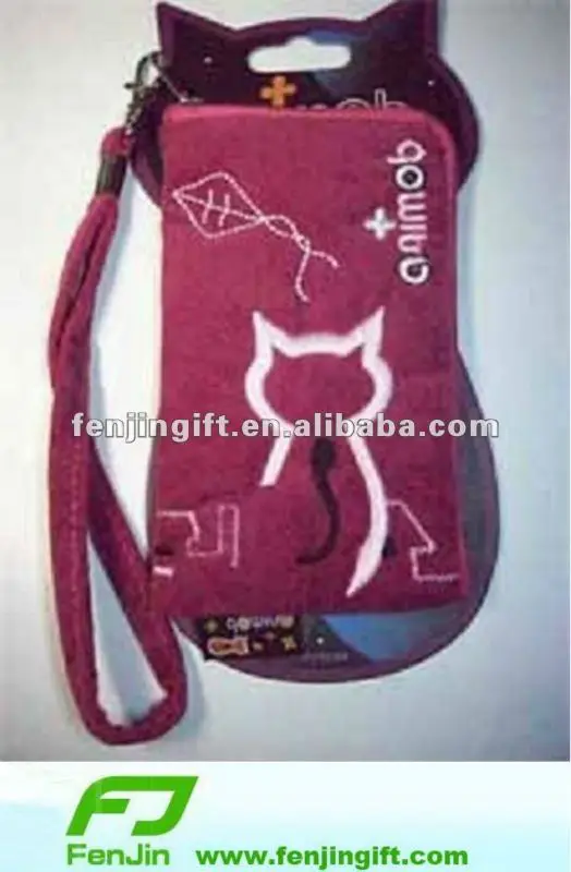 accept custom animob cotton mobile phone socks  phone bag case wallet