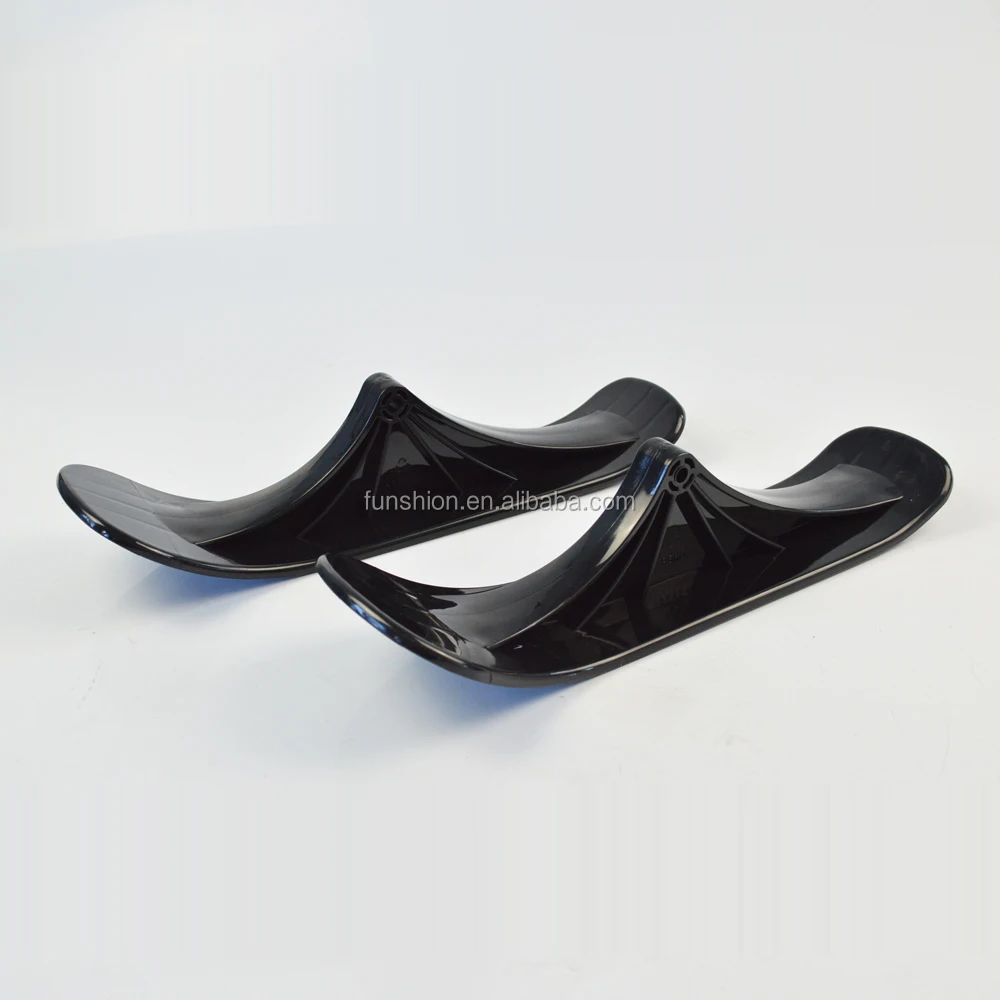 Snow Kick Bike Scooter Skis, black