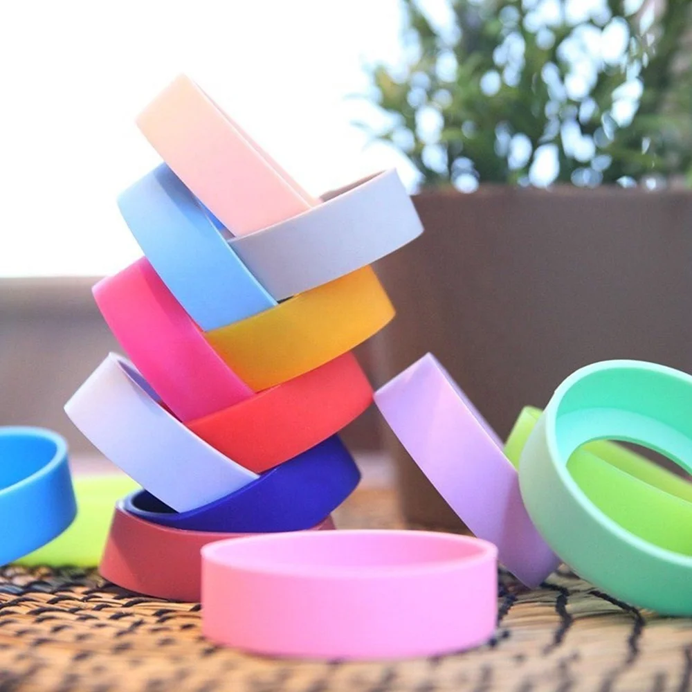 2021 Новинка Прямая поставка Нижняя защитная крышка бутылки круглый силиконовый защитный чехол для стакана из нержавеющей стали 30 унций 20 унций