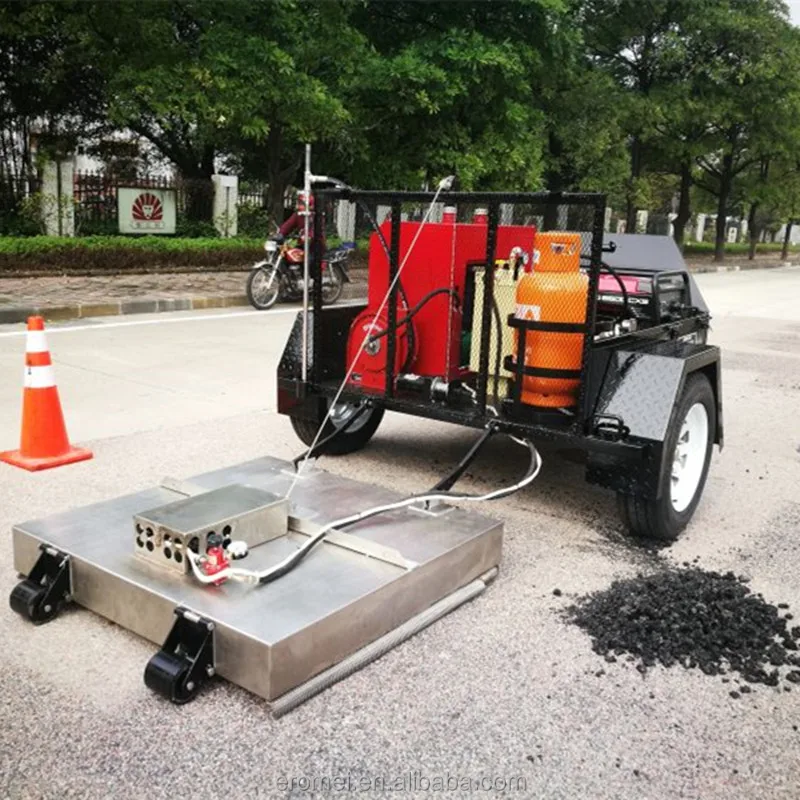 high quality mobile heater Towed Asphalt heating plate