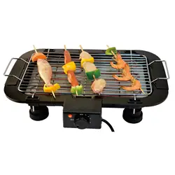 Thermostat Grill Height Adjustable BBQ Electric Barbecue Grill