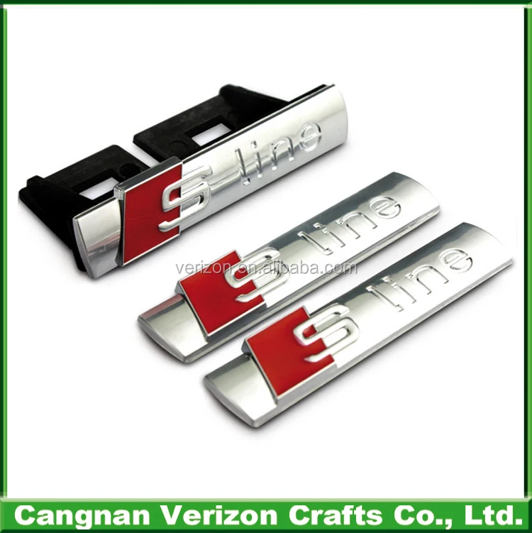 Customized 3d plastic Chrome auto emblem car logo and car abs badges