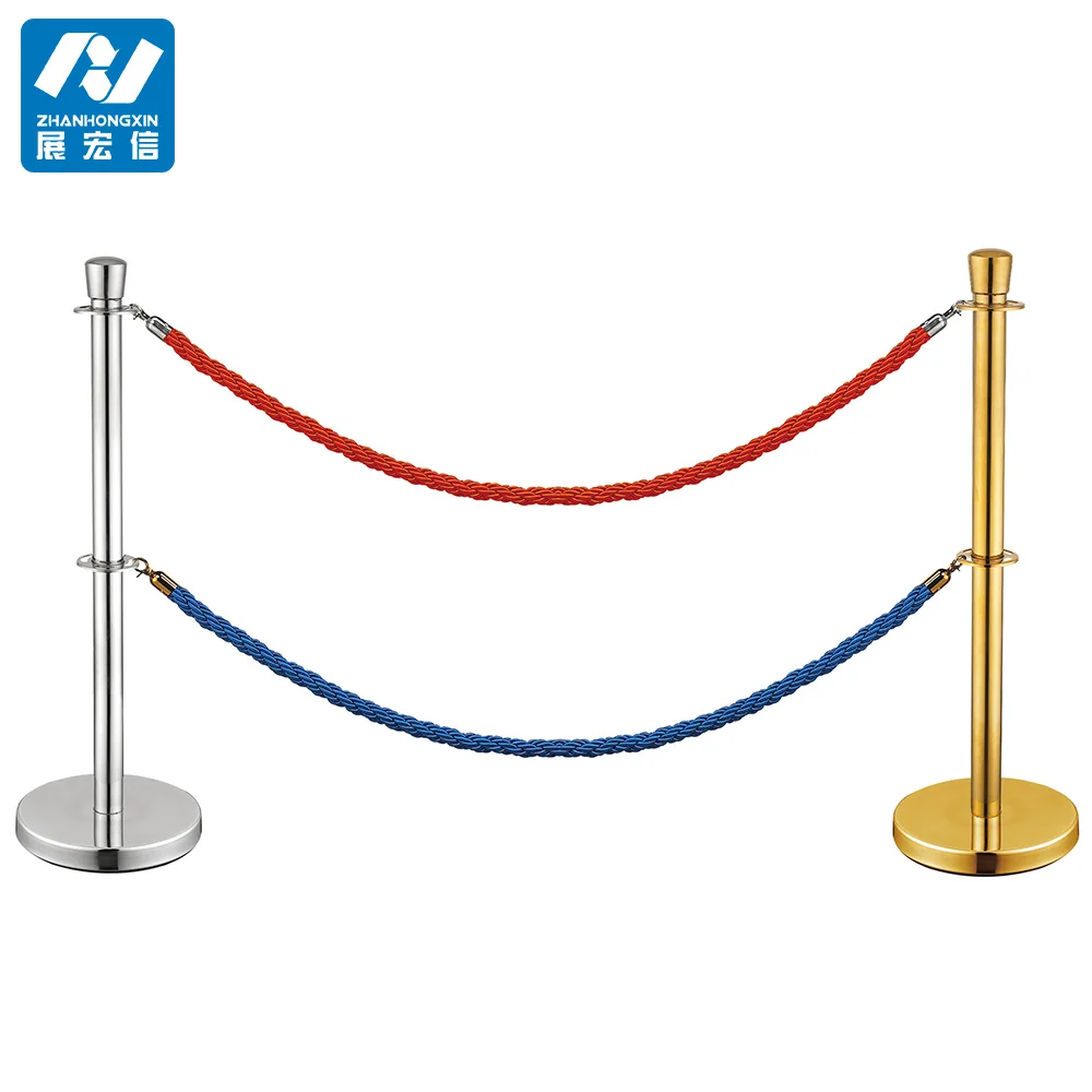 Безопасность баррикады бархатная верёвка/Твист опоры для банка за