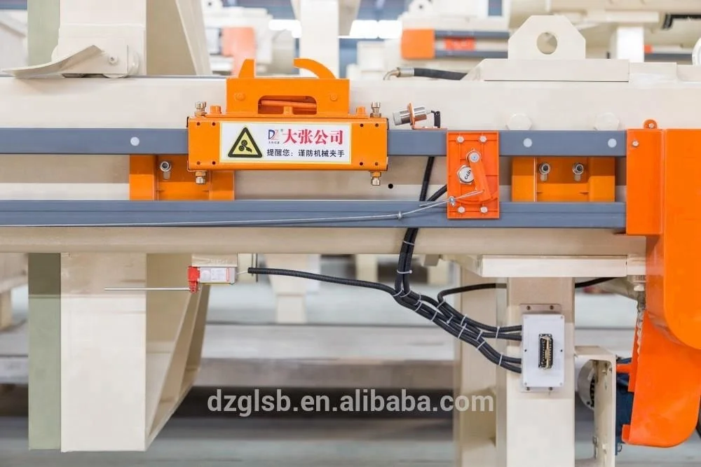 
Shanghai Dazhang Program controlled automatic filter press machine for water treatment filter machine price 