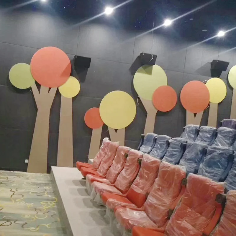 Acoustic foam hs code acoustic fireproof and sound insulation high acoustic felt wall panel