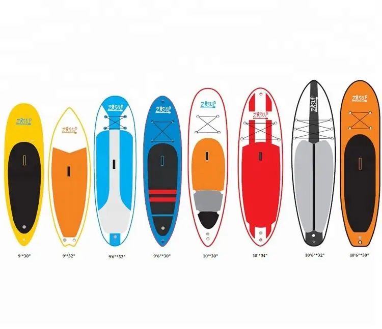 Surfboard type surfing soft top SUP