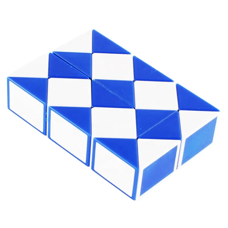 24 pcs 41.6x2.5x1.8cm intelligent puzzle toys snake cube for children