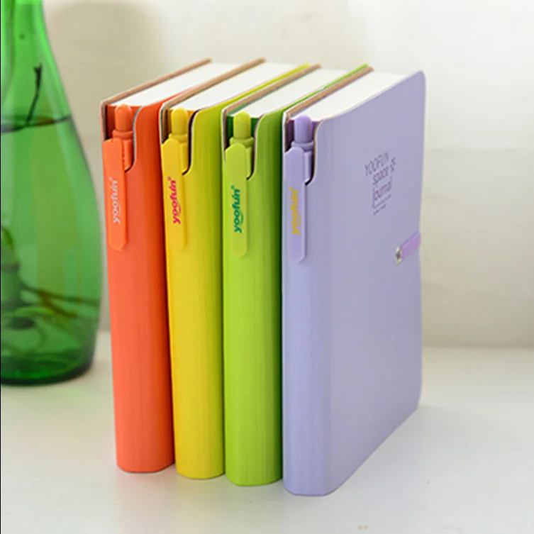 2020 Custom dot grid a5 journal notebook with pen holder