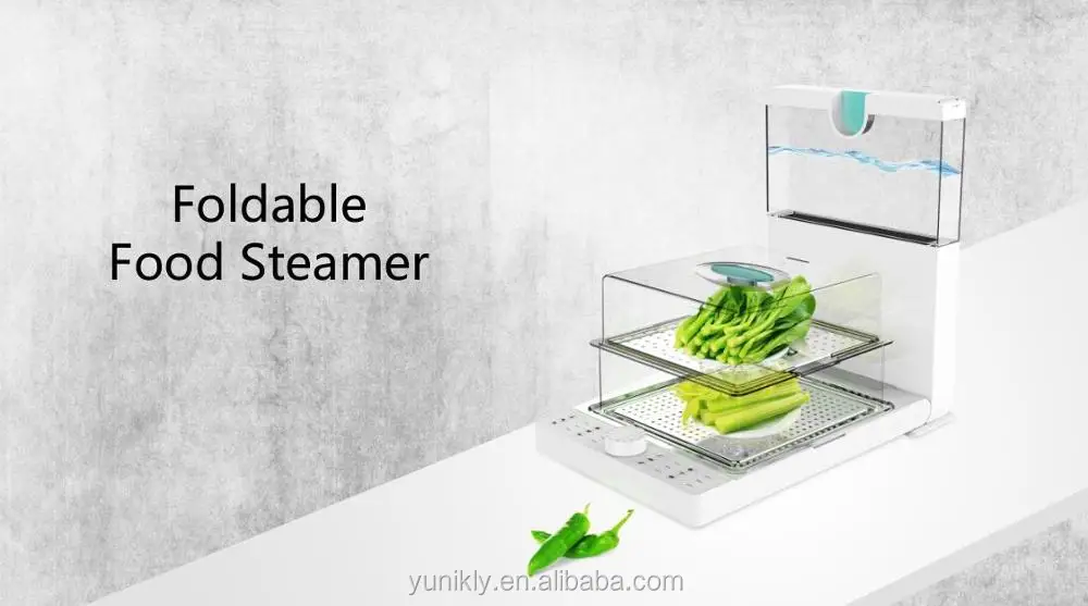 Electric Foldable Steamer With Two Layers 10.8L