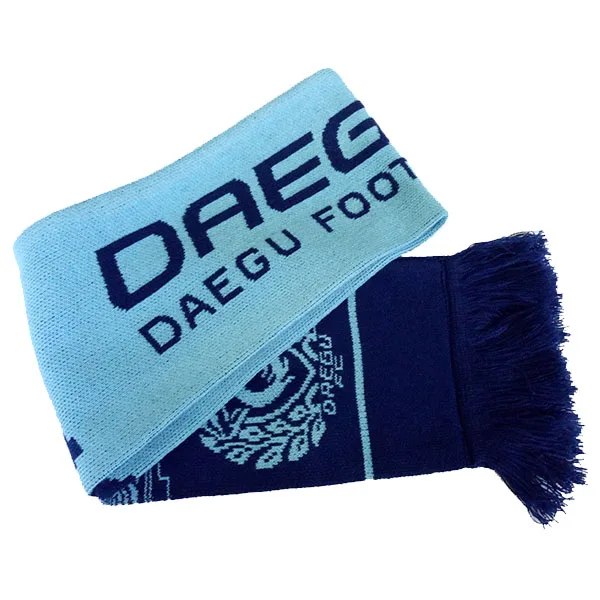 Wholesale Advertising Sport Soccer Knitted Football Team Club Scarf Korea Football Fans Scarves