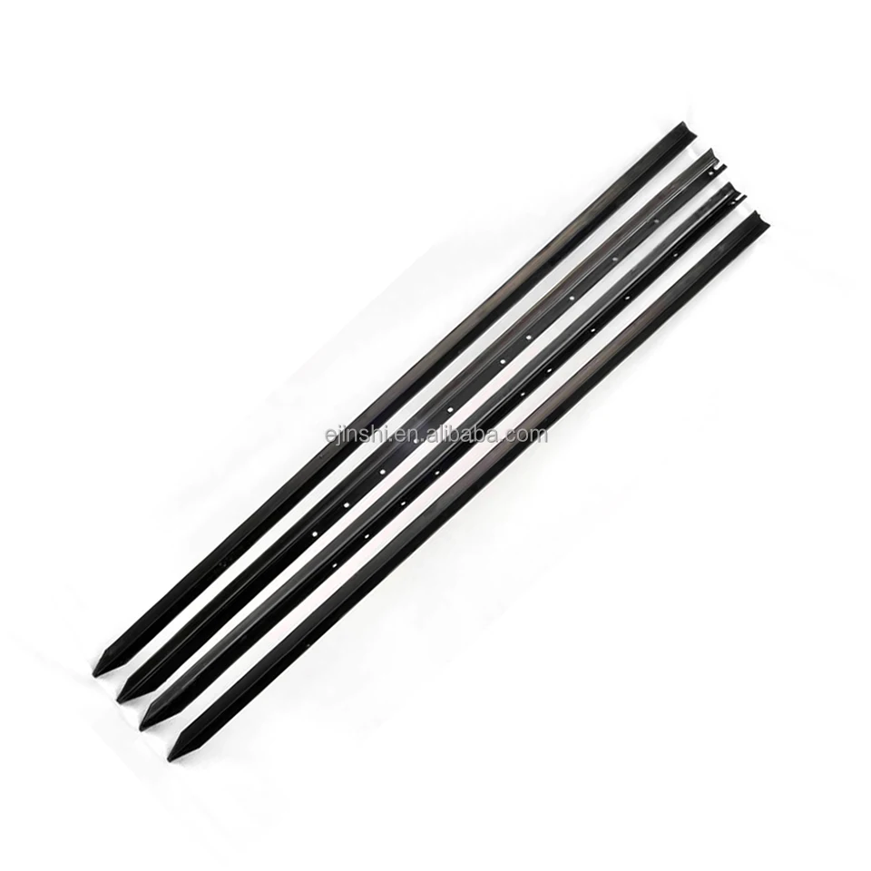 Black Steel Star Picket Y post