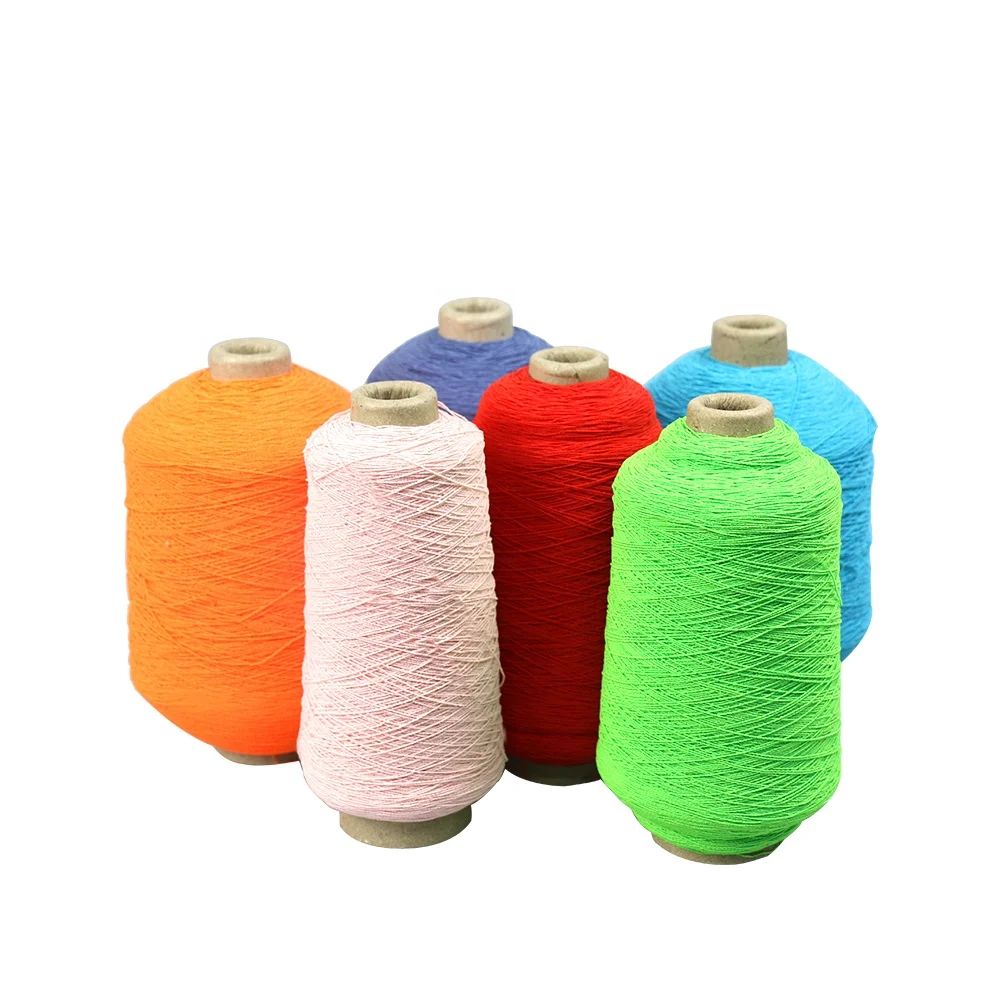 90#,100#,110#,120# Dyed;Bleached high elastic knitting yarn
