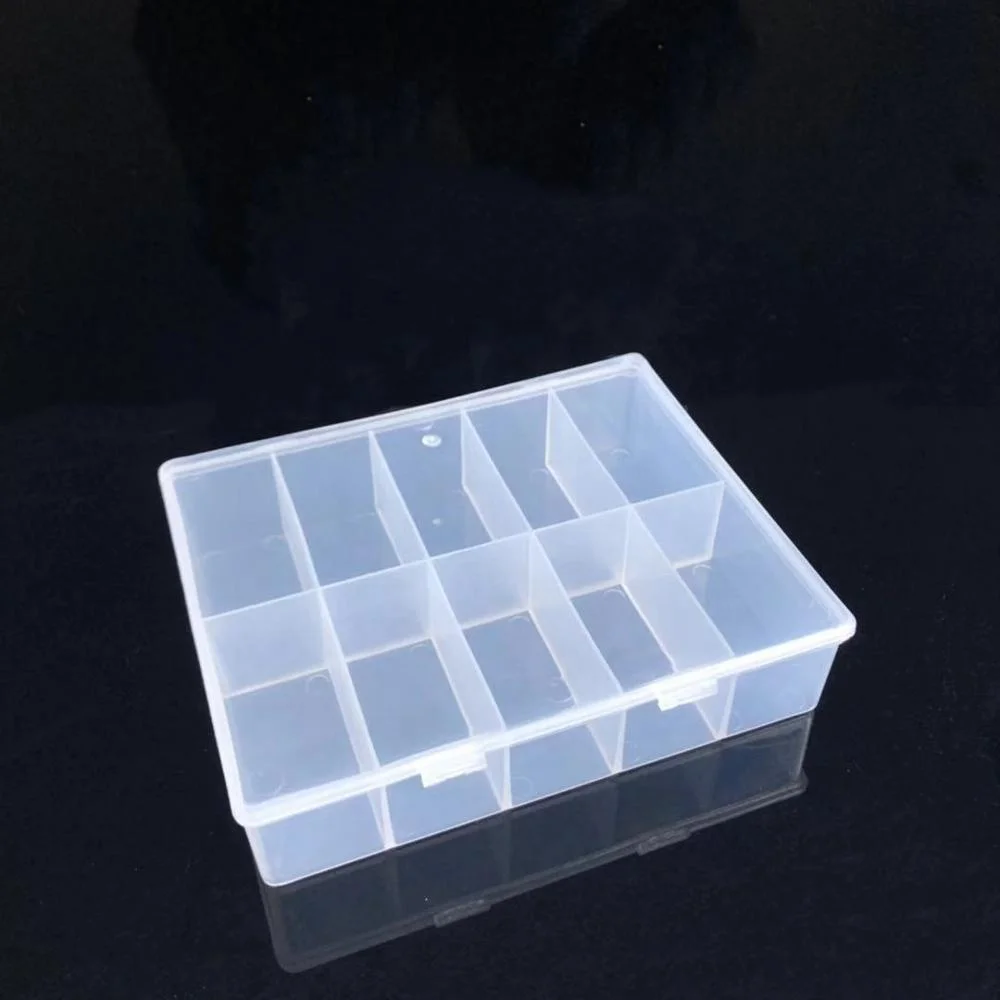 newest nail art 10 grids plastic storage box for nails