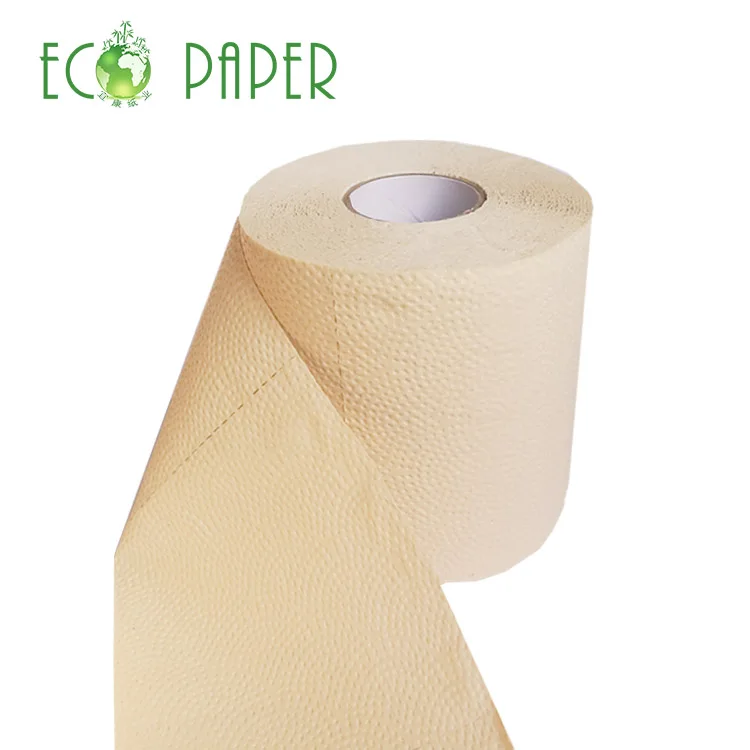 Toilet Paper Big Rolls Wrappers Toilet Tissue Virgin Bamboo Luxury Guangzhou Bamboo Pulp Bath Room Pulp Standard Roll CORE Free