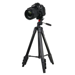 Fotopro Aluminium Metal 3 Way Traveler Video Fluid Head Compact Camera Tripod for DSLR