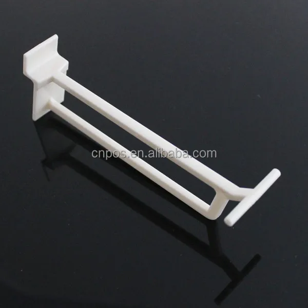 supermarket double wire plastic hook