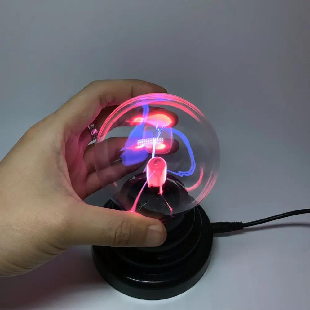 
Amazing magic 3inches sphere USB cable power ion glowing plasma ball light 