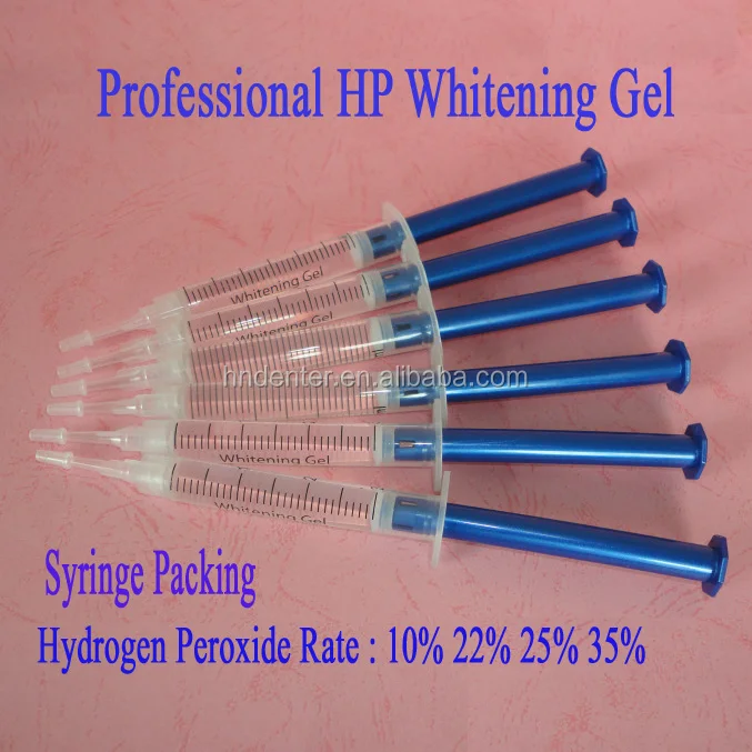 3ml / 5ml / 10ml Professional Hydrogen Peroxide Teeth whitening gel