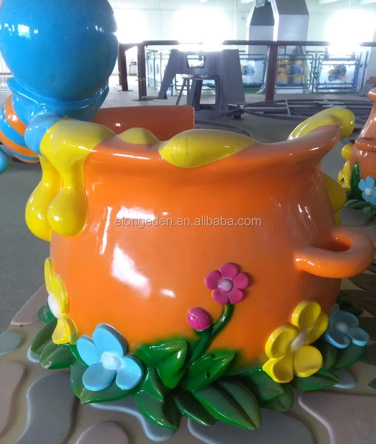 Hot sale kids amazing theme park rides for sale tagada mini amusement park rides Bee turntable